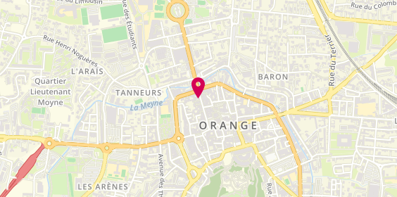 Plan de La Dinette, 7 Bis Rue Victor Hugo, 84100 Orange
