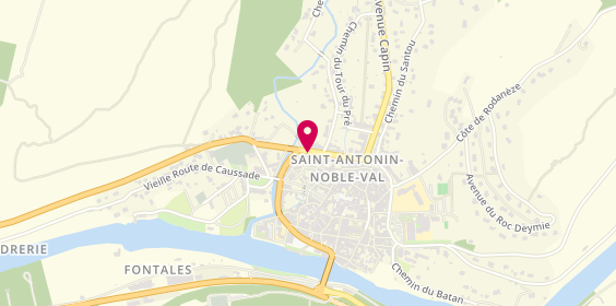 Plan de L'Andalouse, 8 Avenue du Docteur Paul Benet, 82140 Saint-Antonin-Noble-Val