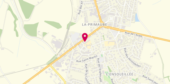 Plan de Prim'pizza, 19 Avenue de Toulouse, 12450 Luc-la-Primaube