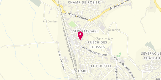 Plan de P'tit Creux, 6 Rue Emile Connes, 12150 Sévérac-d'Aveyron