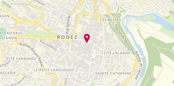 Plan de Chez Margo, 9 place de la Cité, 12000 Rodez