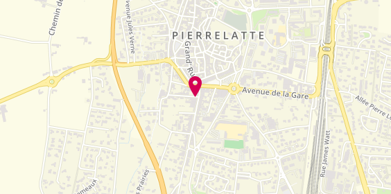 Plan de Pizza Hot, 18 avenue du Général de Gaulle, 26700 Pierrelatte