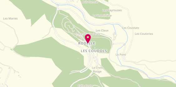 Plan de Food Truck Mets & Pains, Le Bourg, 12340 Rodelle