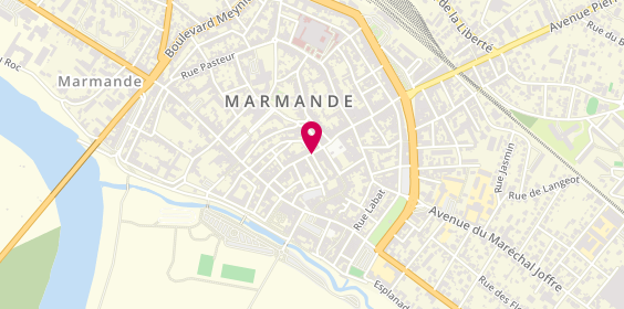 Plan de La Cantine de Marmande, 46 Rue Léopold Faye, 47200 Marmande