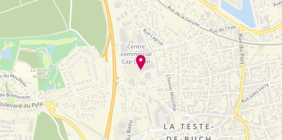 Plan de Crescendo, Centre Commercial Intermarché
Rue Lagrua, 33260 La Teste-de-Buch