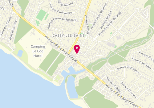 Plan de Le Vésuve, 4 avenue Pierre Techoueyres, 33138 Lanton