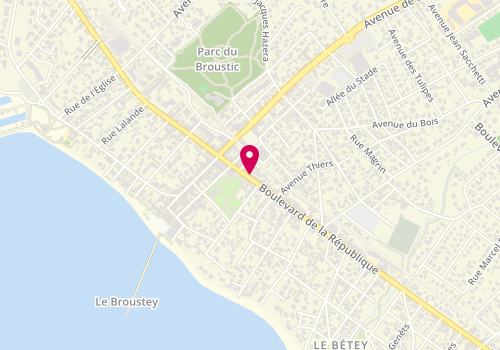 Plan de Couleur Sushi Andernos, 200 Boulevard de la République, 33510 Andernos-les-Bains