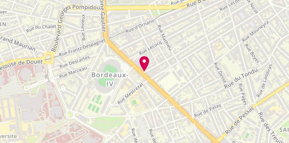Plan de McDonald's BORDEAUX STADE, 183 Boulevard Marechal Leclerc, 33000 Bordeaux
