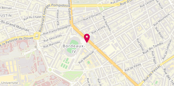 Plan de Mc Donald's, 183 Boulevard Maréchal Leclerc, 33000 Bordeaux