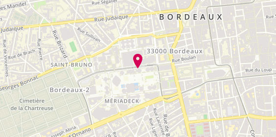Plan de Kfc, Rue Claude Bonnier, 33000 Bordeaux