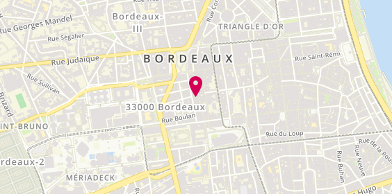 Plan de L'Artisan du Burger, 37 Rue des Remparts, 33000 Bordeaux