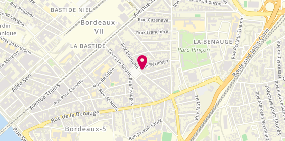 Plan de Snack Bodrum, 66 Rue Bonnefin, 33100 Bordeaux