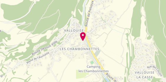 Plan de Le Truck de Foo'd, Place de la Gravière Lieu-Dit des Vallouise-Pelvoux Fr
Les Chambonnettes, 05340 Vallouise-Pelvoux
