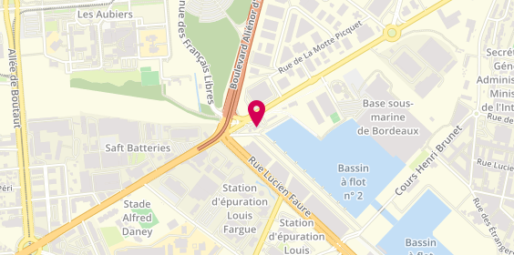 Plan de Mc Donald'S, Port Autonome
Place de Latule
Boulevard Alfred Daney, 33300 Bordeaux, France