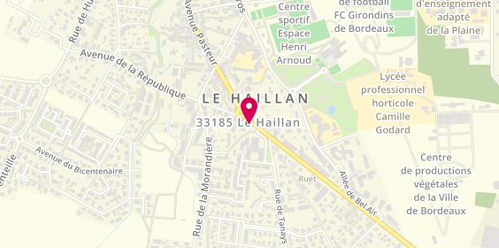 Plan de Les Saveurs d' Italie, 130 avenue Pasteur, 33185 Le Haillan