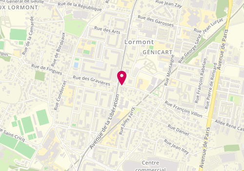 Plan de Sbi Lormont, 146 Rue des Gravieres, 33310 Lormont