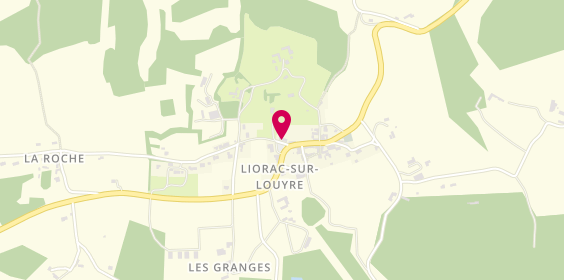Plan de Au Lieurac, Le Bourg, 24520 Liorac-sur-Louyre
