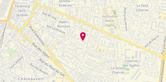 Plan de Ebène cuisine, 19 Rue Paul Painlevé, 26000 Valence