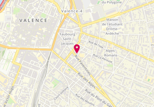 Plan de Ovex, 49 Rue Faventines, 26000 Valence