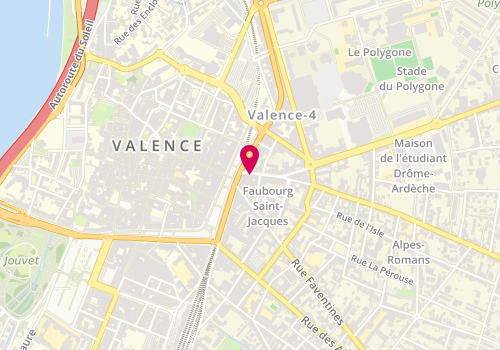 Plan de Point B, 8 Faubourg Saint Jacques, 26000 Valence