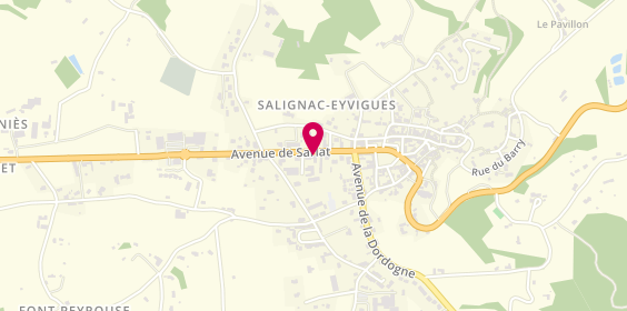 Plan de Le Regal, 20 avenue de Sarlat, 24590 Salignac-Eyvigues