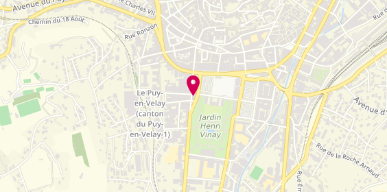 Plan de Bar le Jardin, 32 place du Breuil, 43000 Le Puy-en-Velay