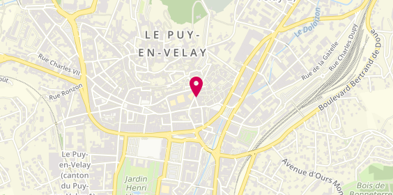 Plan de Manu Pizz, 7 Rue Boucherie Basse, 43000 Le Puy-en-Velay