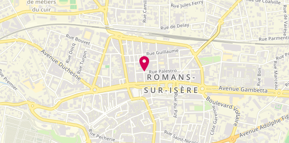 Plan de Les Rosiers, 56 Rue Palestro, 26100 Romans-sur-Isère