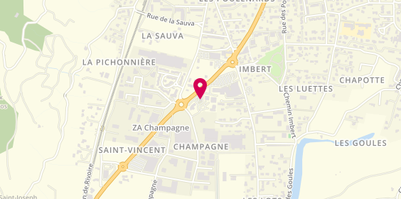 Plan de Mcdonald's, Zae De
Zae Champagne, 07300 Tournon-sur-Rhône
