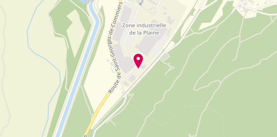 Plan de C'ma Pizz, 1 Rue Zone Industrielle des Viallards, 38560 Champ-sur-Drac