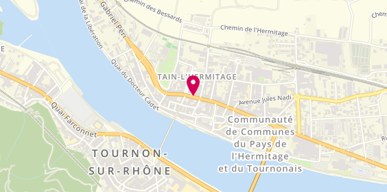 Plan de Carrefour City, 35 avenue Jean Jaurès, 26600 Tain-l'Hermitage