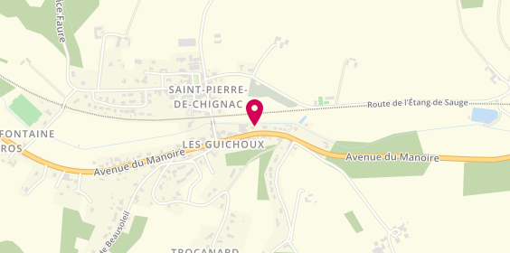 Plan de Le Fantastic, 733 avenue du Manoire, 24330 Saint-Pierre-de-Chignac