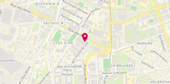 Plan de Breaking Food, 14 Bis Rue Leconte de Lisle, 38100 Grenoble