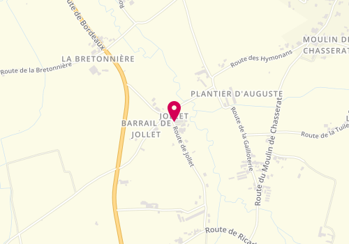 Plan de Le Semi Kroustillant, 13 Route de Jollet, 33390 Cartelègue