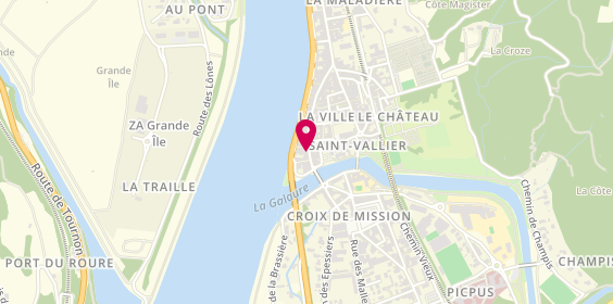 Plan de B Grill, 15 Rue Président Wilson, 26240 Saint-Vallier