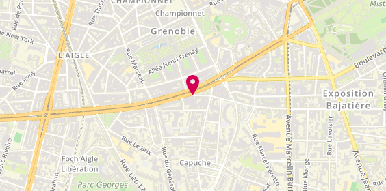 Plan de La Poêle à Paëlla - Couscous & Paëlla à emporter, 89 Rue Mallifaud, 38100 Grenoble