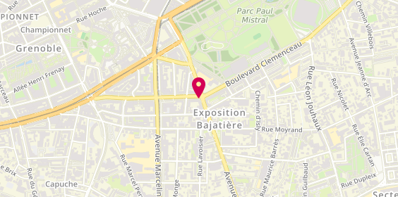 Plan de Basilic & Co, 1 avenue Albert 1er de Belgique, 38000 Grenoble