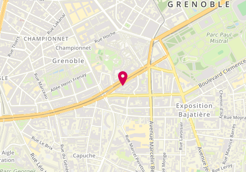 Plan de Le Gratiné, 17 Boulevard Maréchal Joffre, 38000 Grenoble