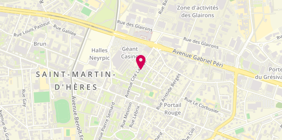 Plan de L'Express, 17 avenue Cité Labeye, 38400 Saint-Martin-d'Hères