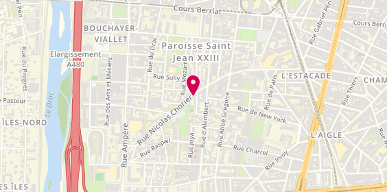 Plan de Le Café-Vélo, 59 Bis Rue Nicolas Chorier, 38000 Grenoble