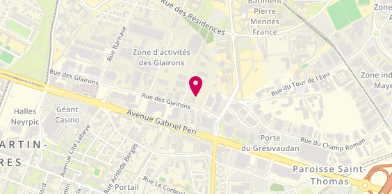 Plan de Au Bonsens des Mets, 15 Rue Georges Pérec, 38400 Saint-Martin-d'Hères