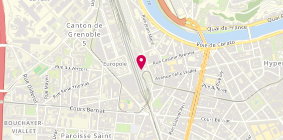 Plan de Mc Donald's, 1 place de la Gare, 38000 Grenoble