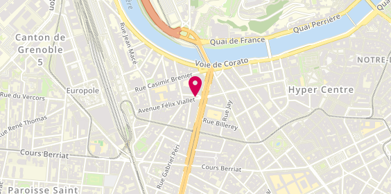 Plan de Le Syfax, 26 Avenue Felix Viallet, 38000 Grenoble