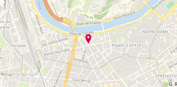 Plan de Hard Rai Café, 11 Rue Doct Mazet, 38000 Grenoble