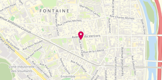 Plan de Pizza Delle Alpi, 18 Rue Yves Farge, 38600 Fontaine