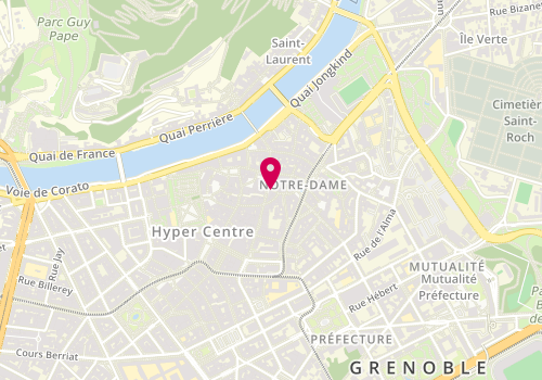 Plan de Le Pain Quotidien, 1 Bis Rue Lafayette, 38000 Grenoble