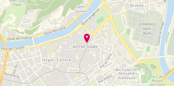 Plan de Le Tonneau de Diogène, 6 Place Notre Dame, 38000 Grenoble