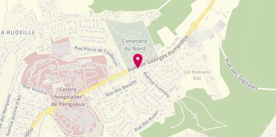 Plan de Le Kiosque à Pizzas, 122 avenue Georges Pompidou, 24750 Trélissac