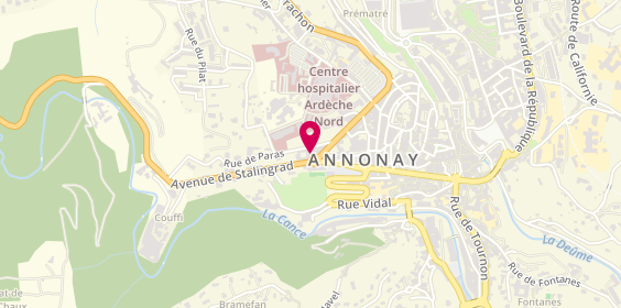Plan de Bon Appetit, 10 Place Alsace Lorraine, 07100 Annonay