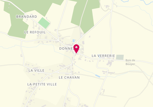 Plan de Les Halles de Donnezac, Le Bourg, 33860 Donnezac